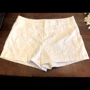 ELLE Floral White Shorts